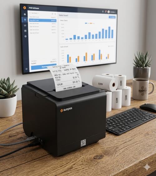 SUNPOS JP-R840 TERMAL FİŞ YAZICI USB / ETHERNET / SERI 80MM 58MM